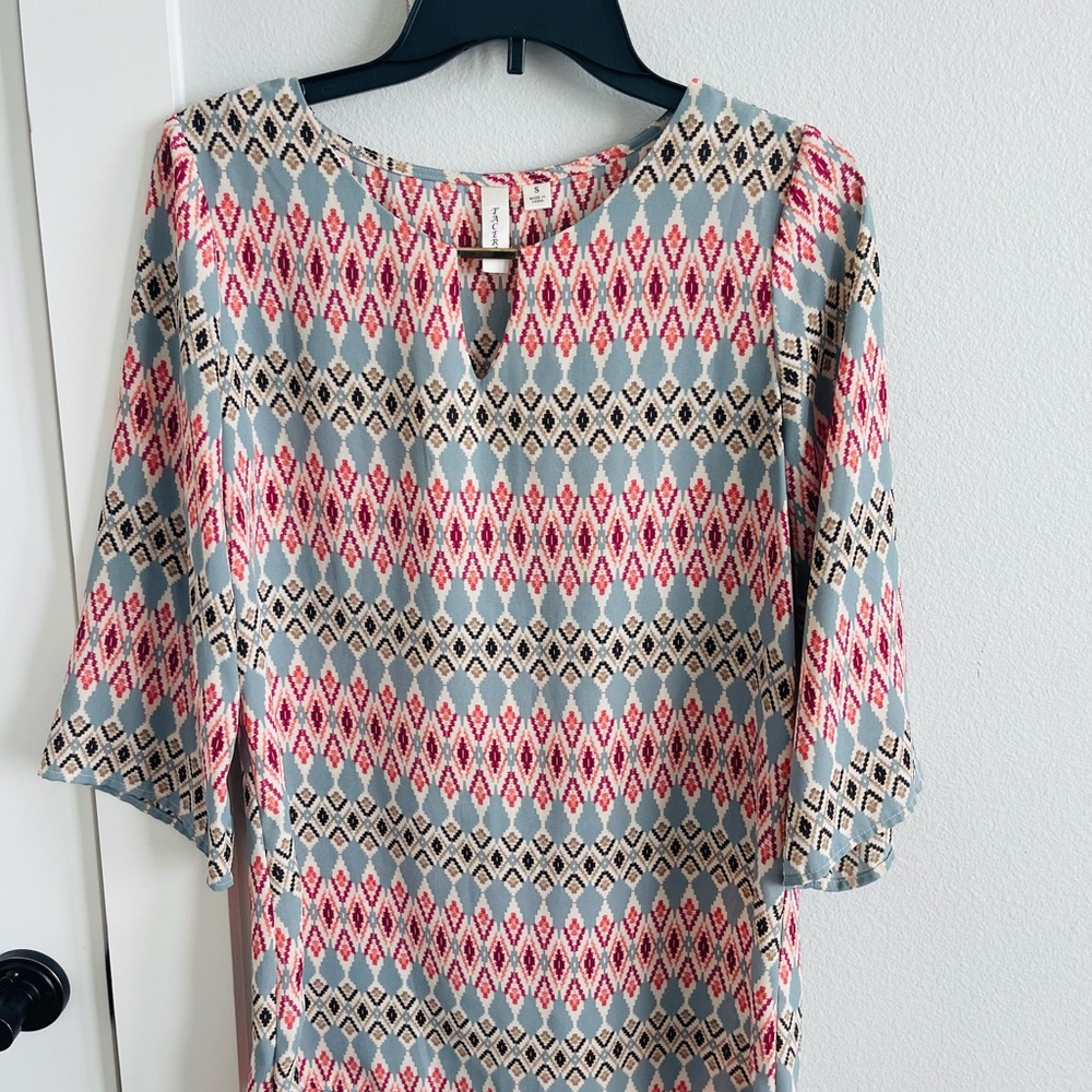 Geometric Patterned Women's Top